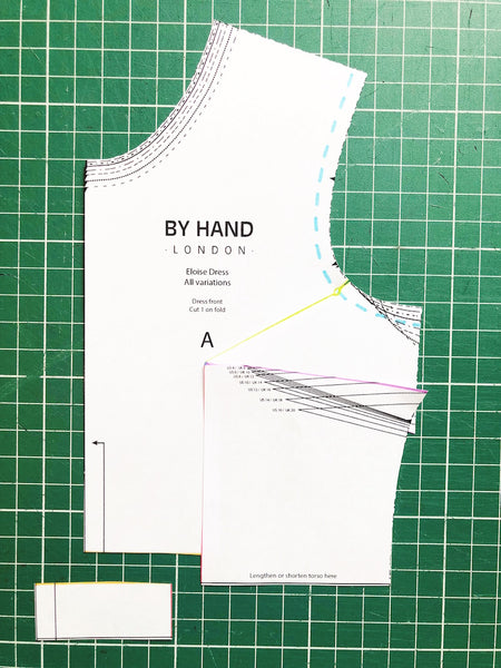 Full & small bust adjustment for the Eloise dress - FBA & SBA – By Hand ...