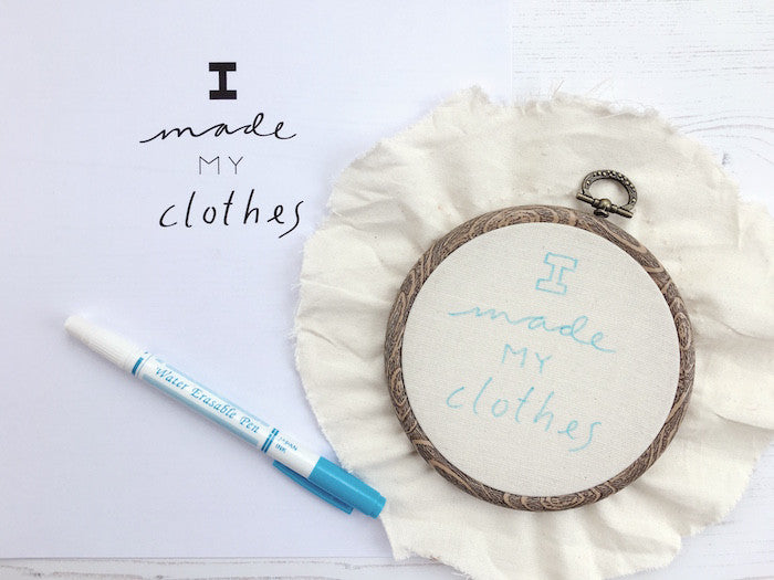 I made my clothes! An embroidery tutorial – By Hand London