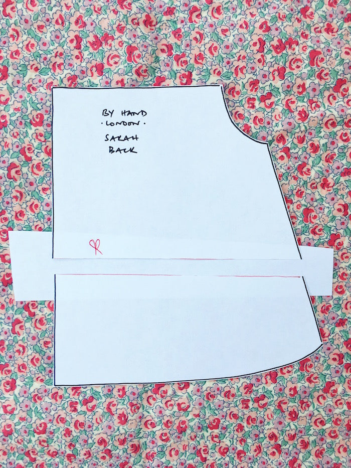 Sarah Shirt Sewalong: Making adjustments to your pattern – By Hand London