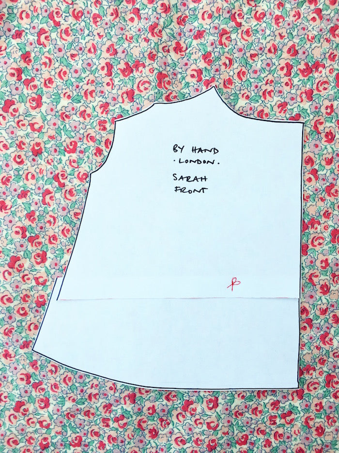 Sarah Shirt Sewalong: Making adjustments to your pattern – By Hand London