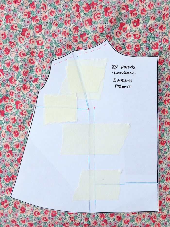 Sarah Shirt Sewalong: Making adjustments to your pattern – By Hand London
