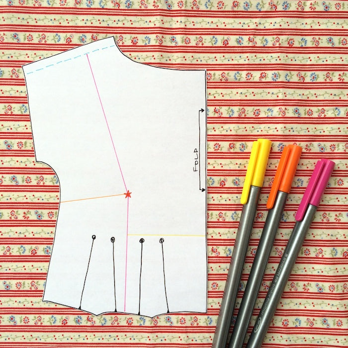 Small Bust Adjustment (SBA) for the Anna Dress – By Hand London