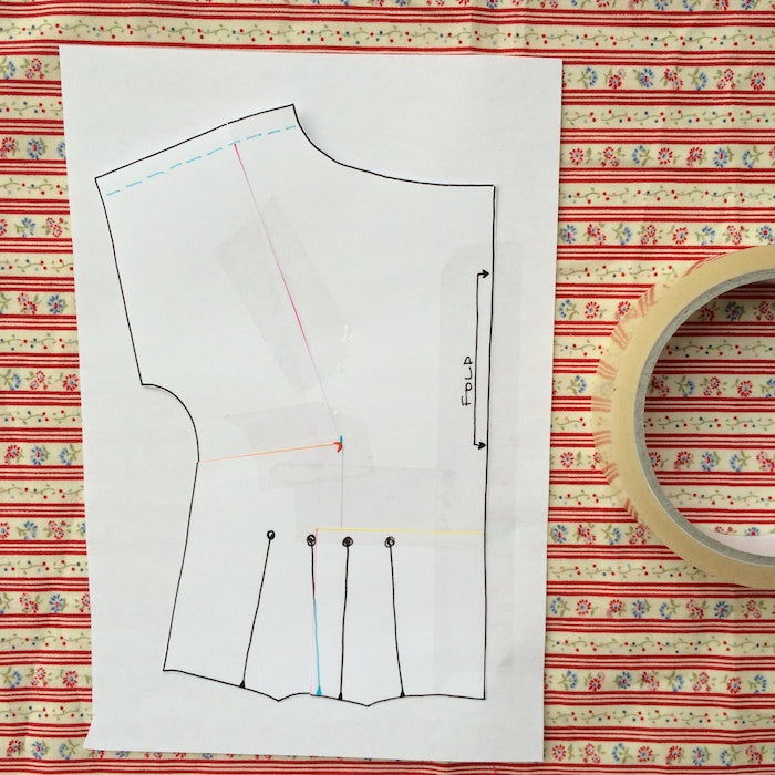 Small Bust Adjustment (SBA) for the Anna Dress – By Hand London