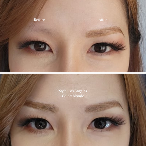 Eyebrow Wigs Before and After
