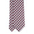 Cravatta in Seta -  BORDEAUX CHECK SAVILE ROW