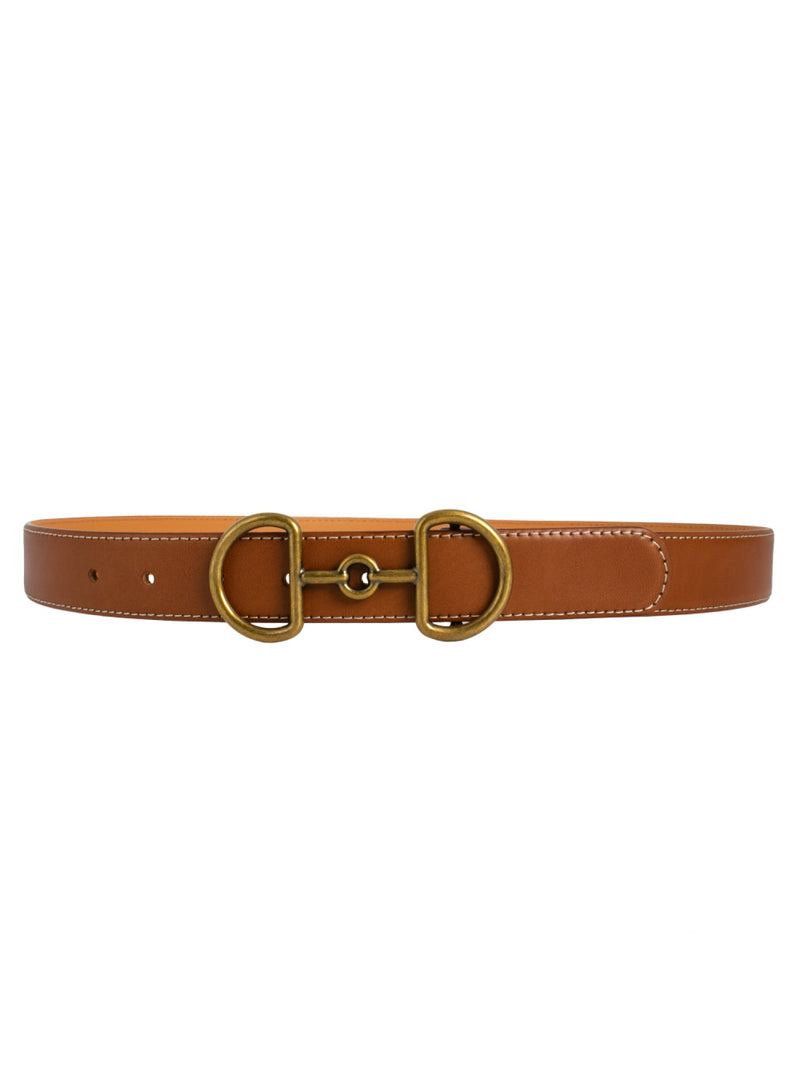 horsebit buckle belt