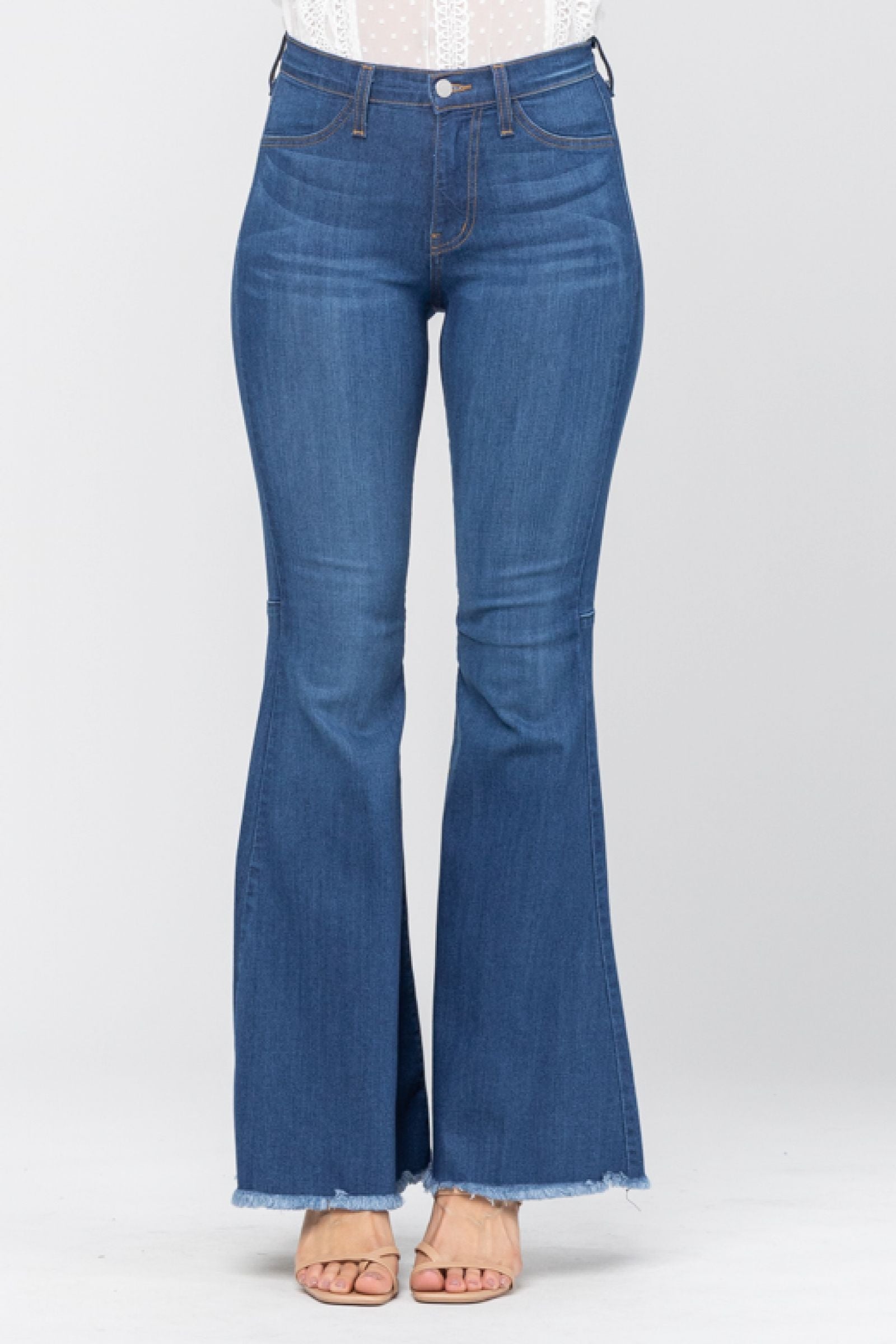 Judy Blue High Waist Super Flare Denim 8396 | Sunshine & Wine Boutique ...