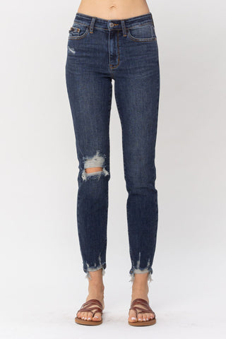 Judy Blue Long Inseam Mid Rise Relaxed Fit Jeans – Rocky Road Boutique