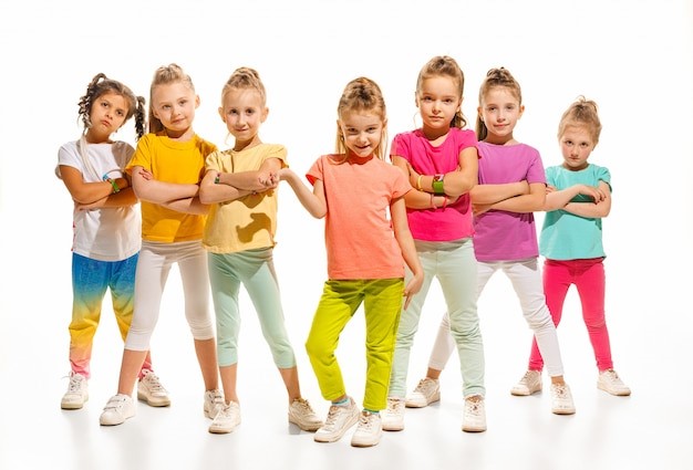 Children choosing their own clothing.