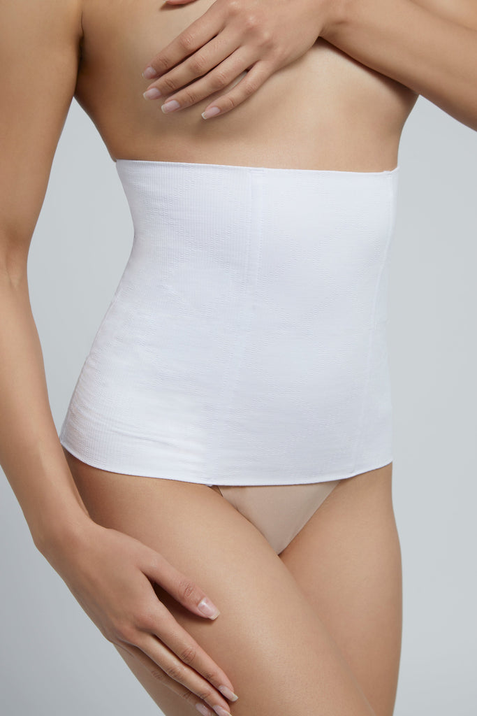 Latex Free Postpartum Faja Waist Cincher Girdle Tummy Control Open Bust  High Compression Corset Posture Corrector for Women 