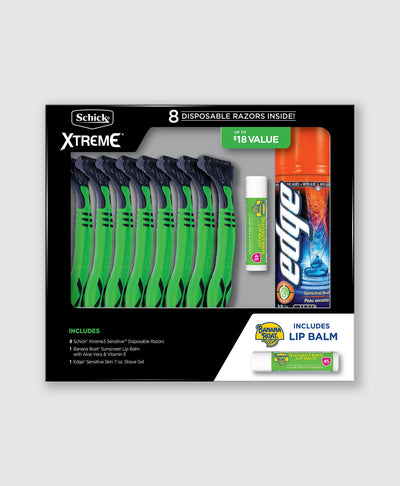 Schick® Xtreme3 Sensitive™ Holiday Gift Set