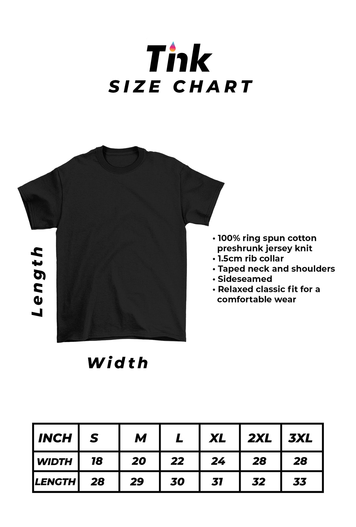 SIZE CHART – TinkPhilippines