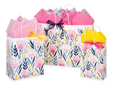 nashville wraps all paper gift bags pink petal.  eco friendly gift bags that can be recycled
