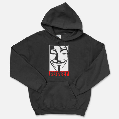 Anonymous Disobey Hooded Sweatshirt | truthtshirts.com