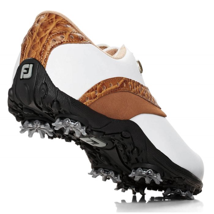 FootJoy LoPro Collection Women's Golf Shoes White/Tan 93926 Golf Stuff