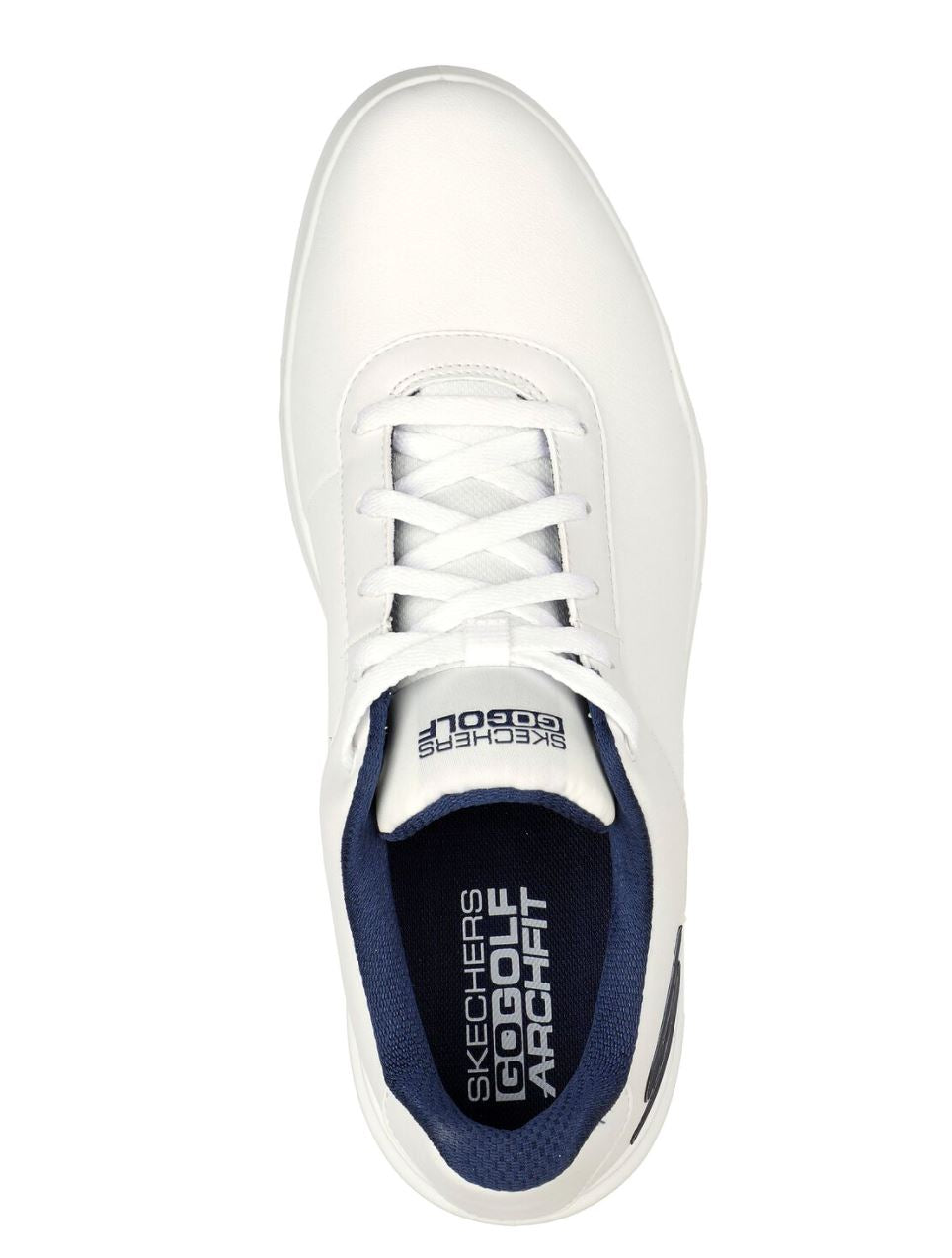 Skechers Go Golf Drive 5 Men's Golf Shoes White/Navy 214037 – Golf Stuff