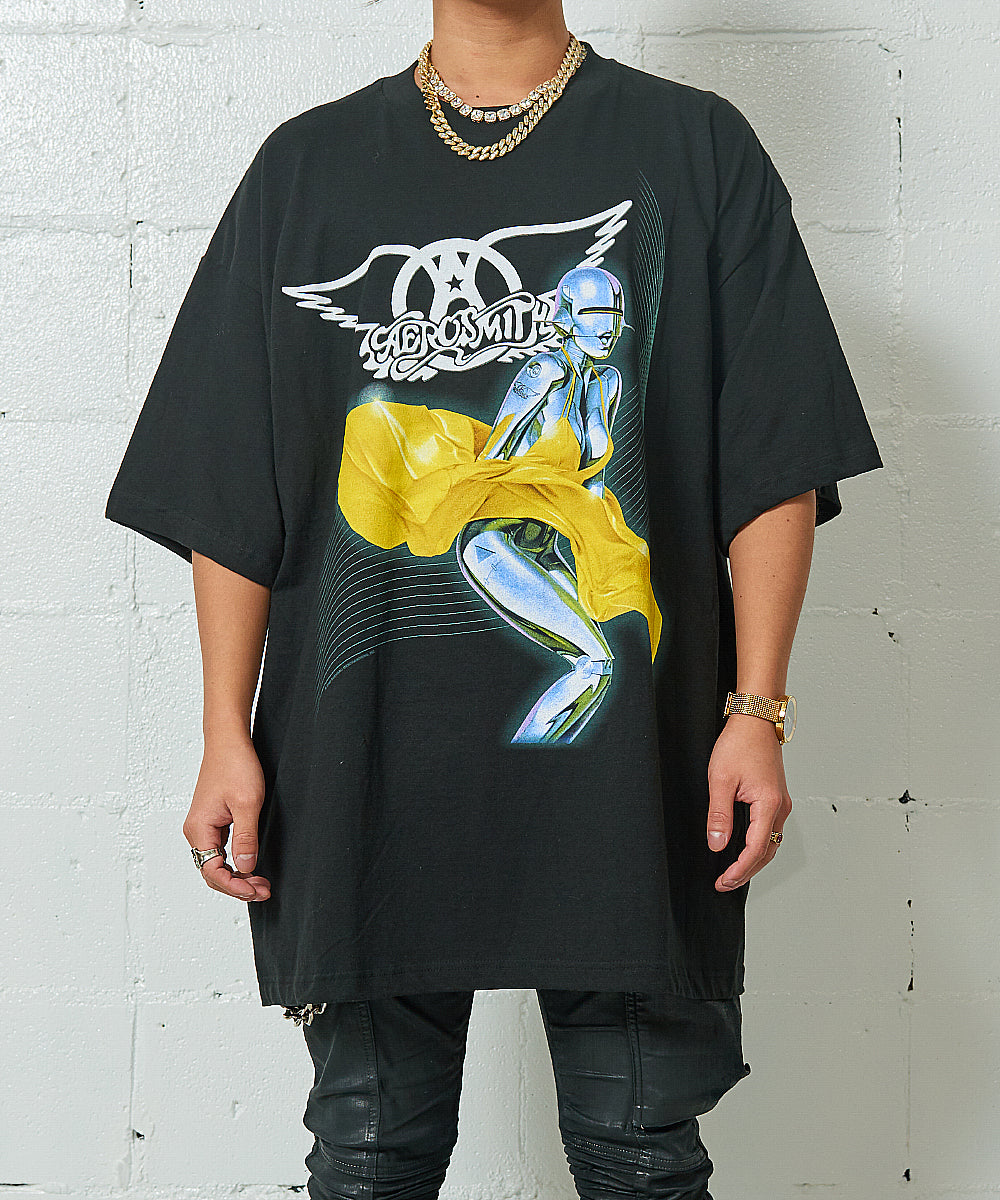 流行に push just エアロスミス playツアー AEROSMITH Tシャツ Tシャツ