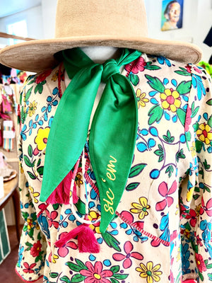 Sic 'Em Ascot Scarf - MAC Collection