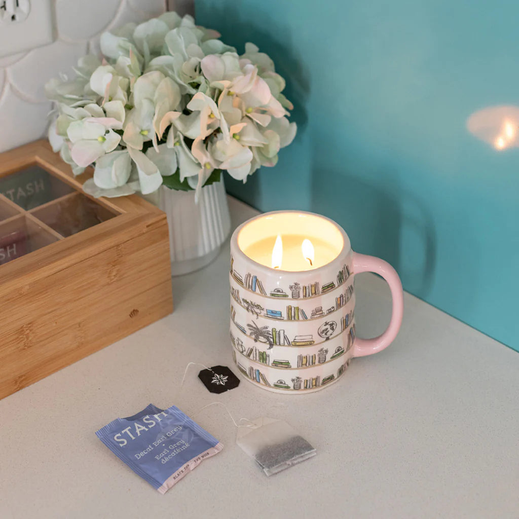 Sweet Grace Mug Candle - Bookworm