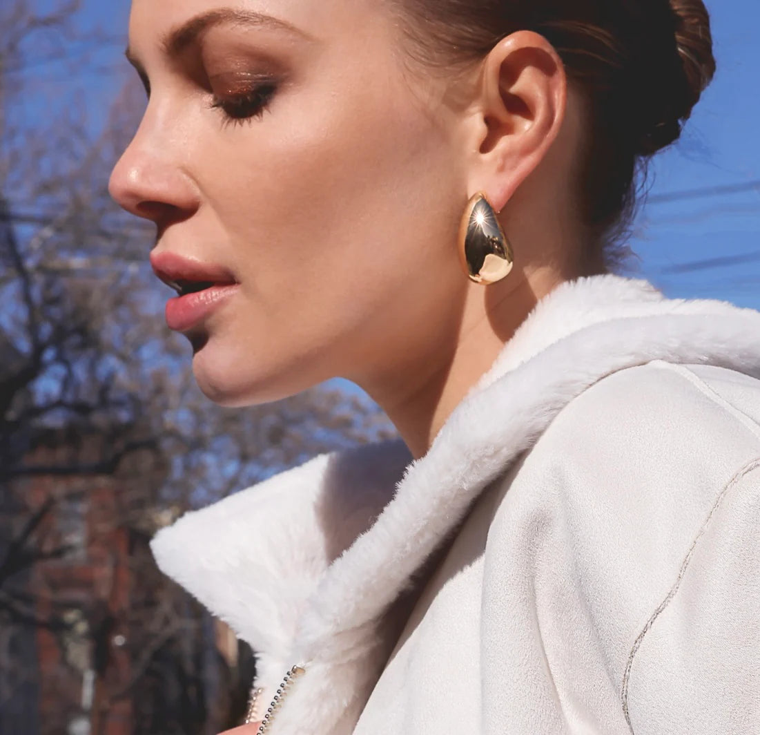 Raindrop Statement Earring