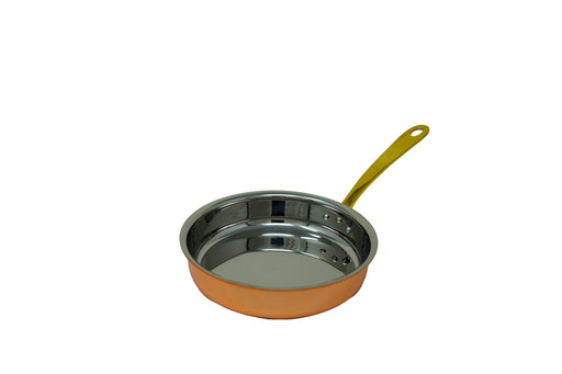 Stainless Steel Gold Sauce Pan with Brass Wire Handles - 20 oz