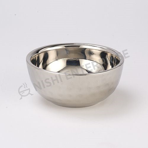 Copper/Stainless Steel Round Bottom Katori Bowl - 4.5 oz.