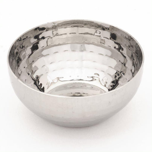 Hammered Stainless Steel Heavy Serving Bowl Sauce Pan- 27 Oz. — Nishi  Enterprise Inc