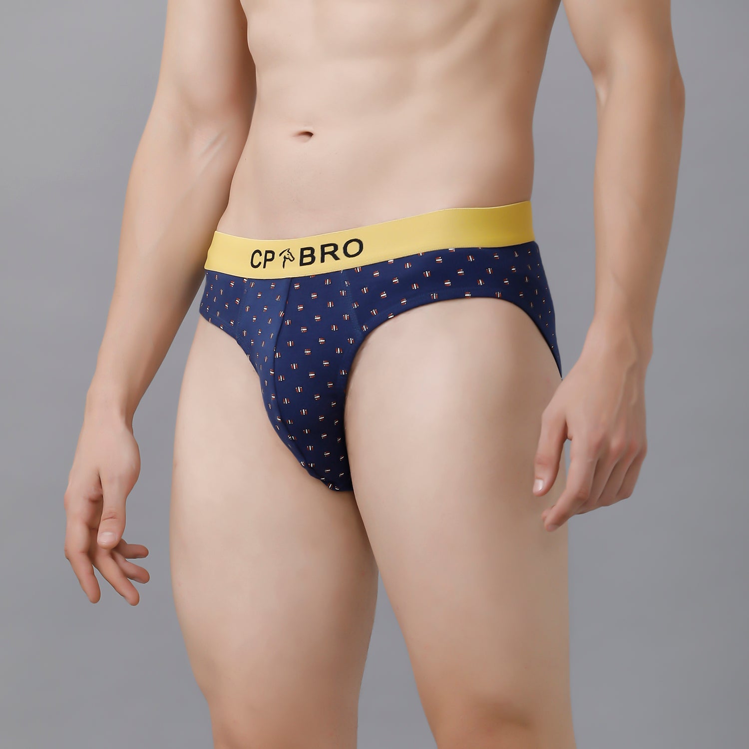 Buy CP BRO Printed Briefs with Exposed Waistband Value Pack - Blue Leaf &  Blue Leaf (Pack of 2) at