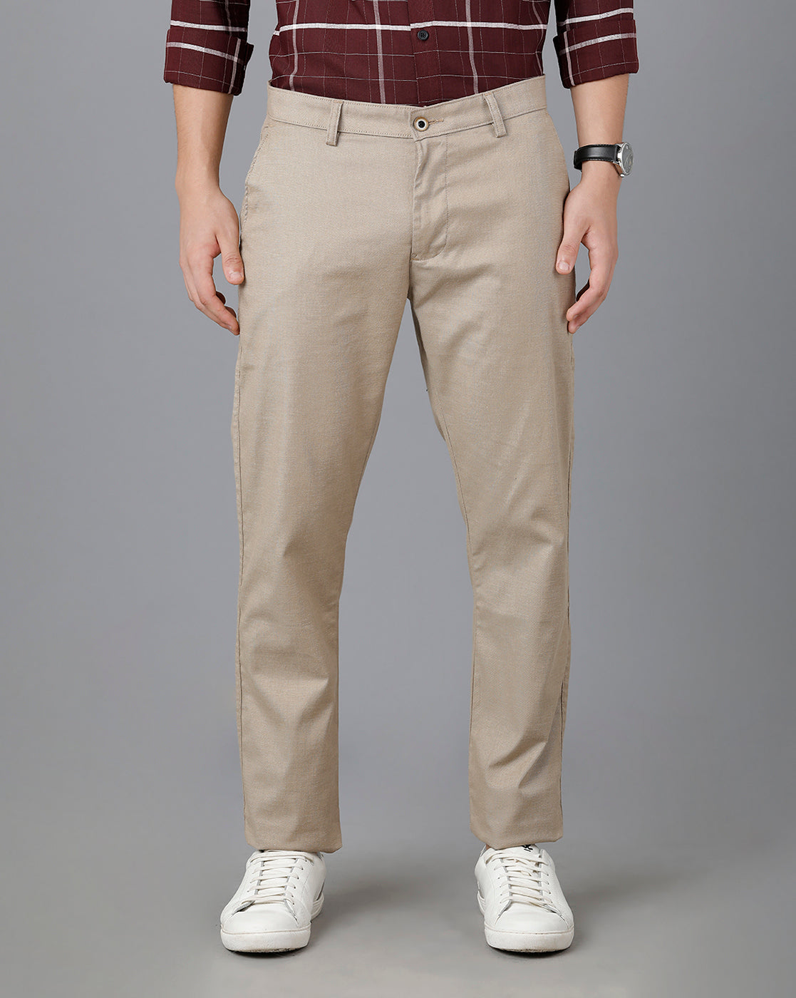 Buy Khaki Trousers & Pants for Men by Arrow Sports Online | Ajio.com