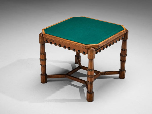 Post Modern Italian Game Table with Integrated Chess Board and