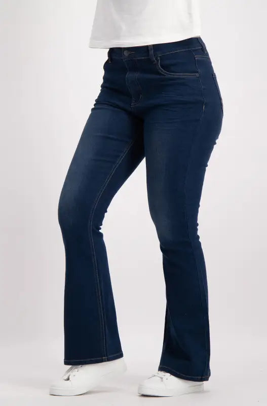 Dunns Clothing  Janae High Waisted Skinny Jean _ 138389 _ Dark