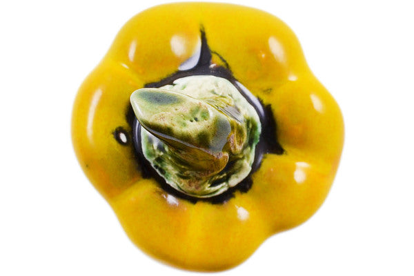 Ceramic Pepper Figurine 5" Yellow Theme