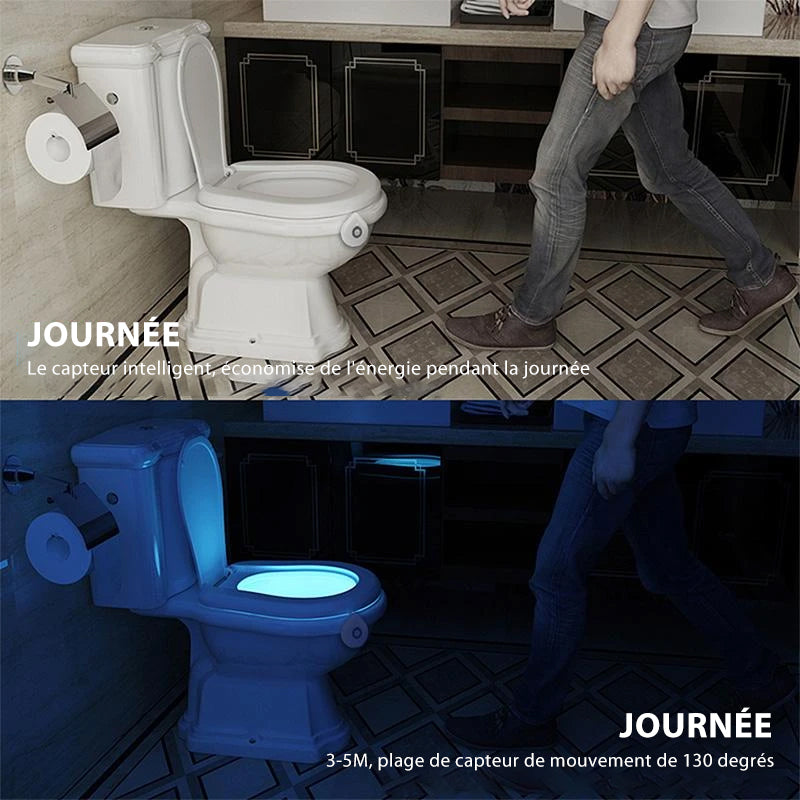 Lumière d'induction de Nuit de Couleur de Toilette