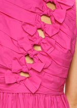 Sofie the Label Selina Midi Dress in Fuchsia