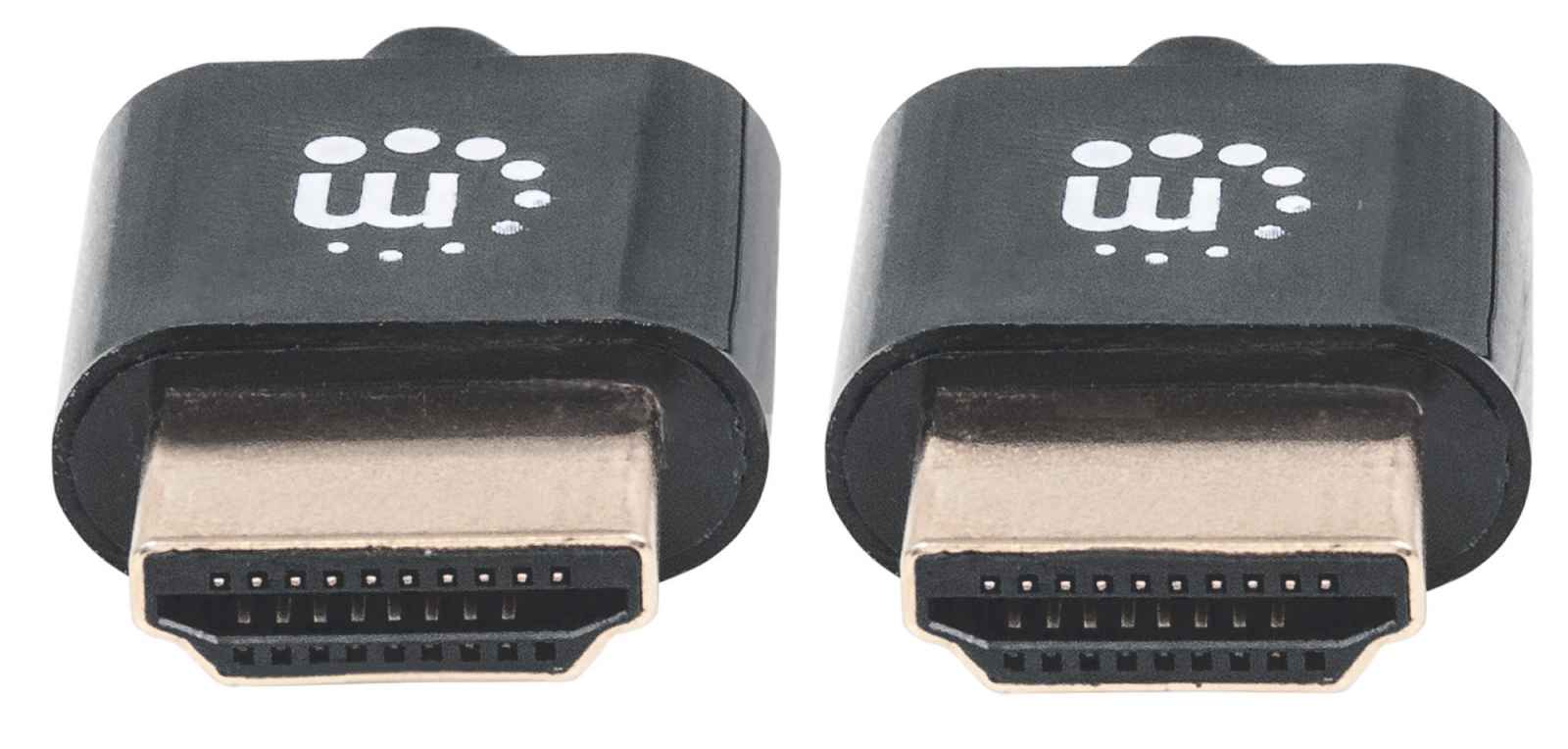 Cable HDMI ultra delgado de alta velocidad con Ethernet Manhattan- Creativo computación