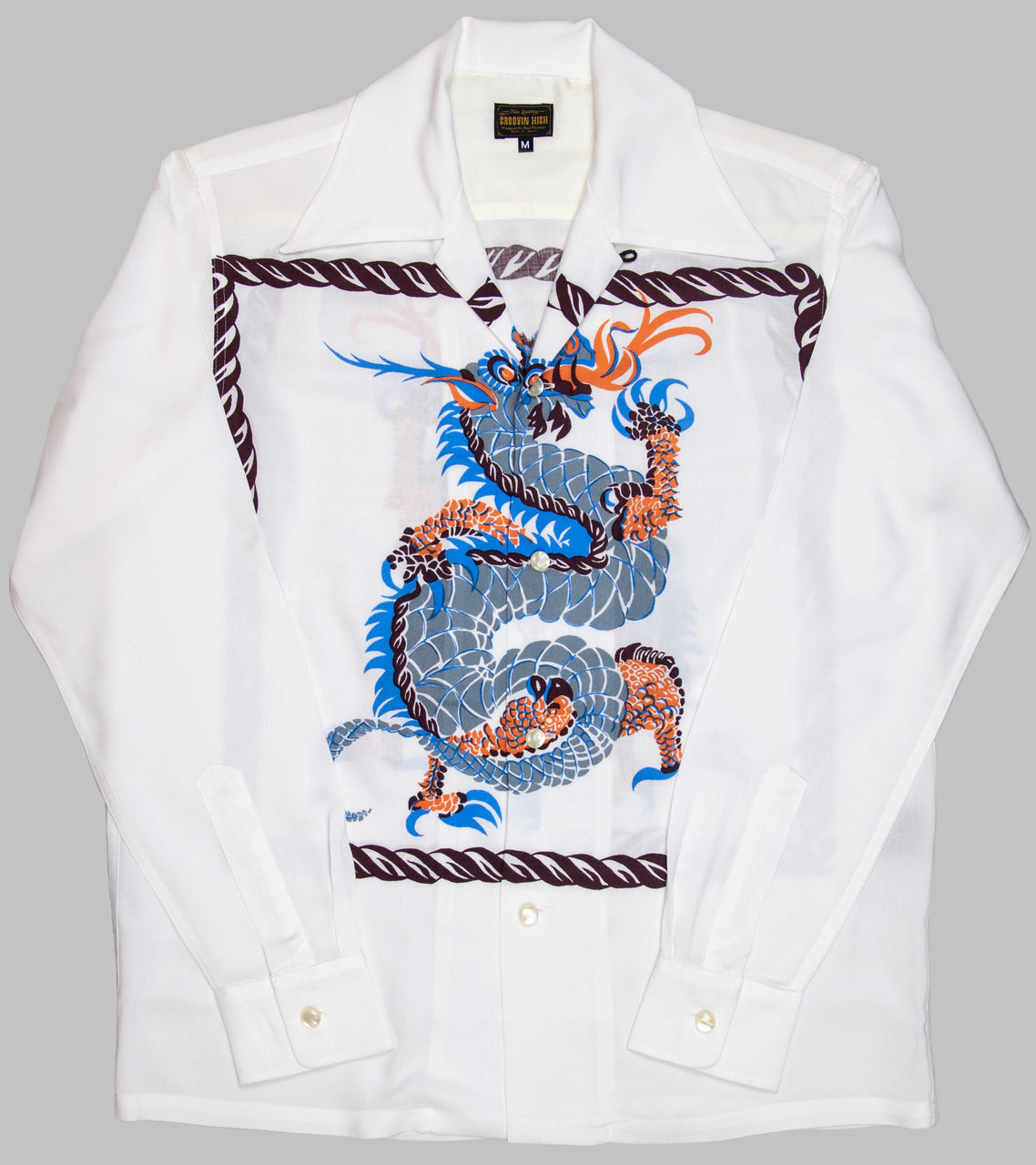 Groovin High Open Collar Shirt Dragon Bryceland S Co