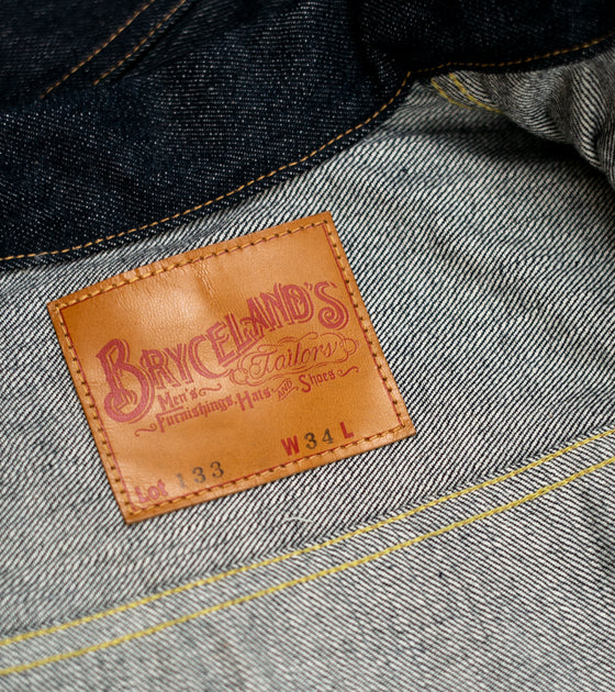 Denim 133 Type 1 Jacket Unsanforized | Bryceland's & Co.