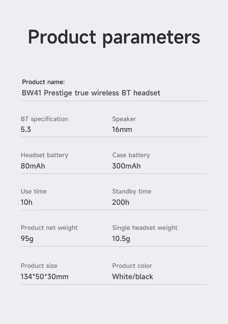 Borofone BW41True Wireless BT Headset