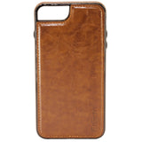 Apple iPhone 7/8 Plus Leather Back Case Brown