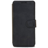 Huawei P40 Pro, Leather Wallet Case, Color Black