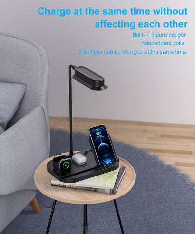 desk lamp with charger