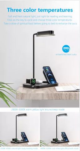 desk lamp with charger