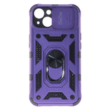 Apple iPhone 13 (6.1) Case, Ring Armor Case with Lens Cover, Color Purple