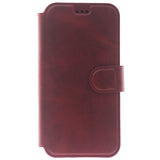 Samsung S8 dark red wallet case