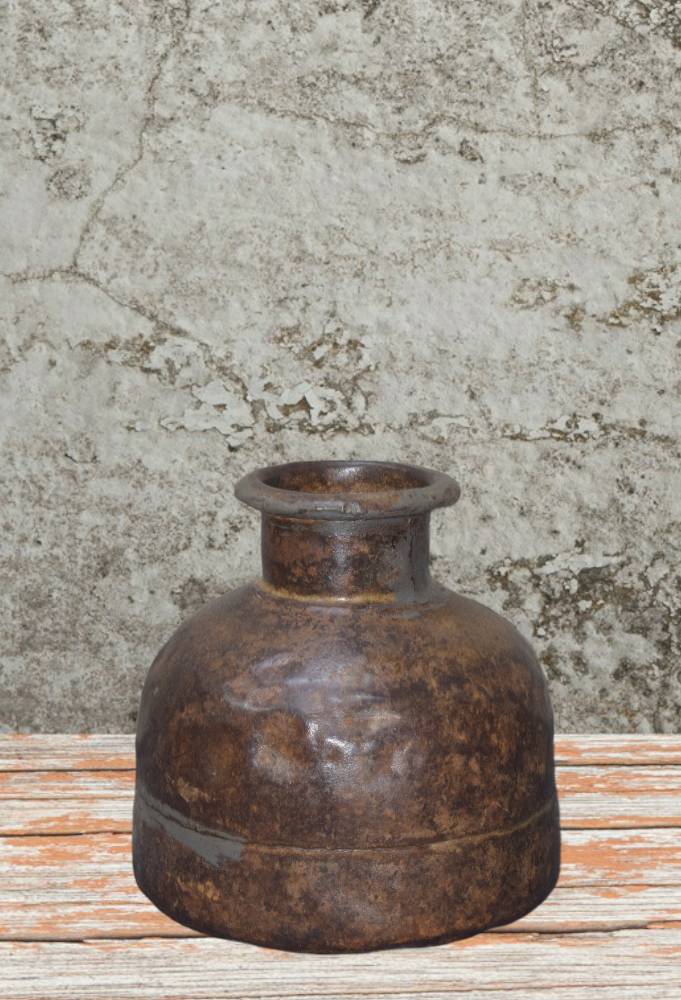Vintage indian Iron Pot (Kota)