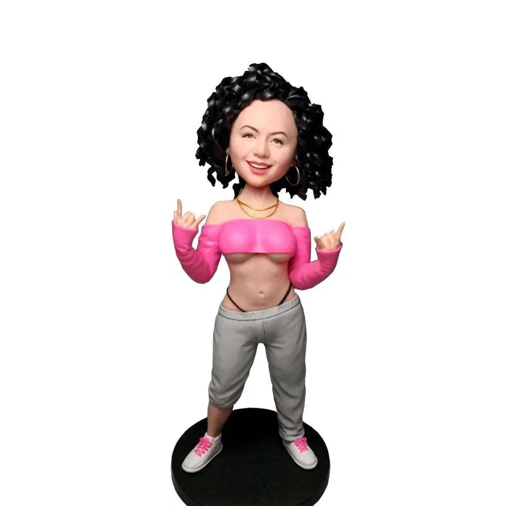 HOT GIRL CUSTOM BOBBLEHEAD $55(Restore original price $79.95)