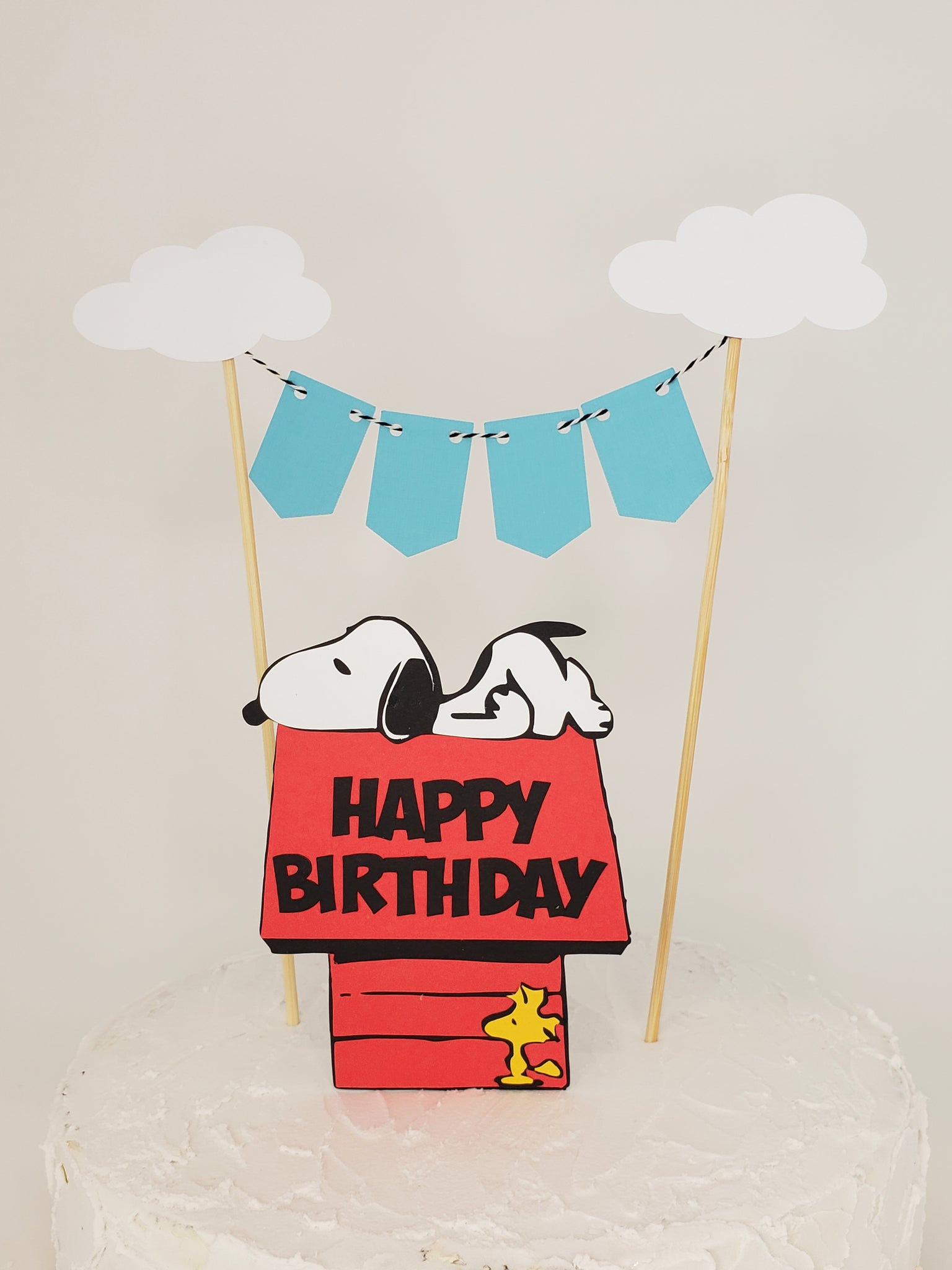 Snoopy Happy Birthday Cake Topper Creatively Wild