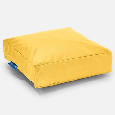 SmartCanvas yellow outdoor floor cushion