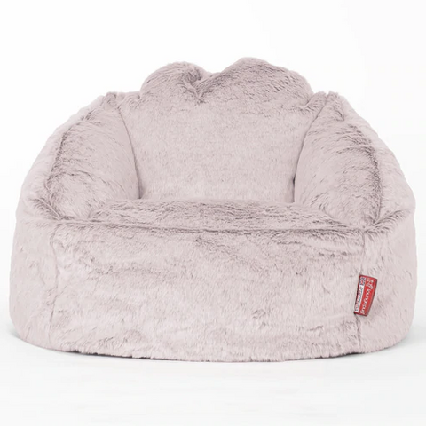 dusky pink bubble bean bag chair