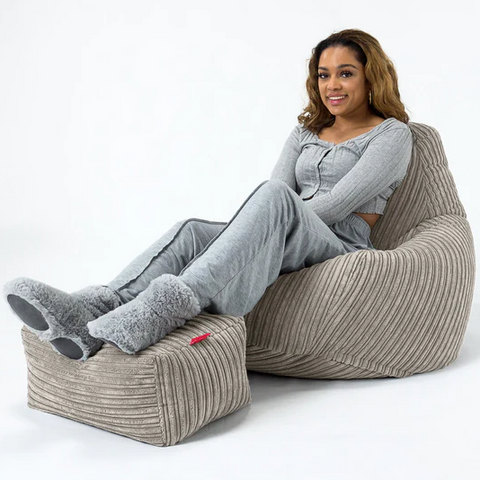 Big Bertha teardrop bean bag lounger